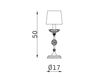 Схема Лампа настольная Libellula   Zonca 45 Contract 32143/122/002/CR Классический / Исторический / Английский