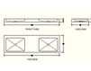Схема Раковина подвесная NINA Idistudio s.r.l. Karpenter NI01 Лофт / Фьюжн / Винтаж / Ретро