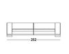 Схема Диван Marac 2013 ZANZIBAR Medium size 3 seater sofa Современный / Скандинавский / Модерн