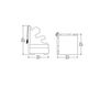 Схема Кресло Sicis Home BELISAIRE Лофт / Фьюжн / Винтаж / Ретро