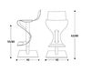 Схема Барный стул TAMPA Esse Desing /Biebi Identity B346 Q02 Современный / Скандинавский / Модерн