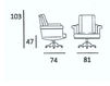 Схема Кресло для кабинета Origgi Office Armchairs Sofia Классический / Исторический / Английский