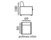 Схема Кресло Trading Sofas s.r.l. by G.M. Italia Poltrone Penelope Relax 243 Классический / Исторический / Английский