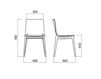 Схема Стул Infiniti Design Indoor EMMA CHAIR 1 Современный / Скандинавский / Модерн