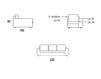 Схема Диван Citterio Meda Sofa FREE 230CB 4 Современный / Скандинавский / Модерн