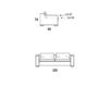 Схема Диван Citterio Meda Sofa PRATICO 663CB 1 Современный / Скандинавский / Модерн