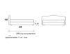 Схема Кровать Citterio Meda Beds ARIEL capitonnè 240CLML 1 Современный / Скандинавский / Модерн