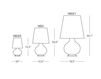 Схема Лампа настольная FONTANA Fontana Arte Table F185310100BINE Минимализм / Хай-тек