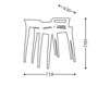 Схема Столик приставной ALEXANDER Gentry Home 2015 50-001 Ар-деко / Ар-нуво / Американский