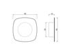 Схема Полотенцесушитель Square MG 12 I Gioielli T0107.220.01 AT0101.03 Современный / Скандинавский / Модерн