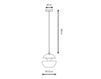 Схема Светильник La Lampe Gras by DCW éditions LAMP HERE COMES THE SUN HCS 175 BL-WH Современный / Скандинавский / Модерн