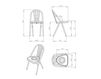 Схема Стул La Lampe Gras by DCW éditions SURPIL CHAIRS SL 10 WM Современный / Скандинавский / Модерн