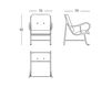 Схема Кресло GARDENIAS B.D (Barcelona Design) ARMCHAIRS GARDENIAS ARMCHAIR 3 Лофт / Фьюжн / Винтаж / Ретро