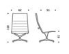 Схема Кресло ICF Office 2015 1950289 E 906 Современный / Скандинавский / Модерн
