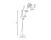 Схема Лампа напольная La Lampe Gras by DCW éditions GRAS LAMPS 215 L BL-WH-COP Лофт / Фьюжн / Винтаж / Ретро