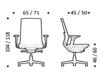 Схема Кресло ICF Office 2015 26036333 C 356 Современный / Скандинавский / Модерн