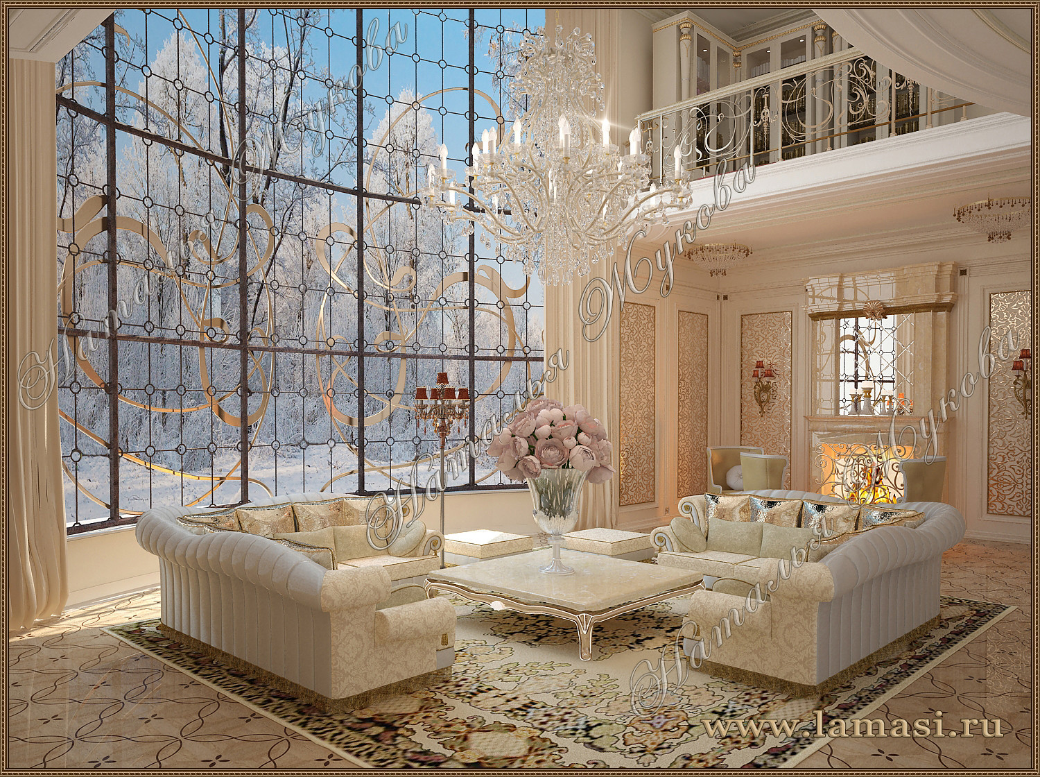 Дизайн интерьеров в классическом стиле. Abitant Москва