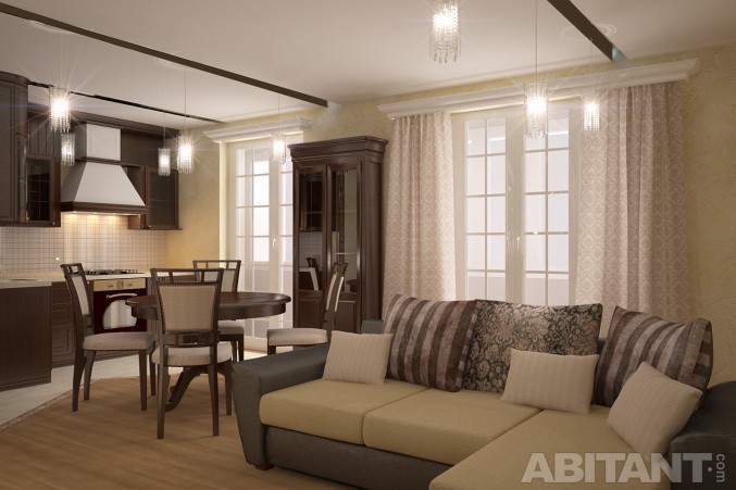 Проект - Дизайн-проект квартиры 60 кв.м (г.Чапаевск). Дизайнер - Юлия ...