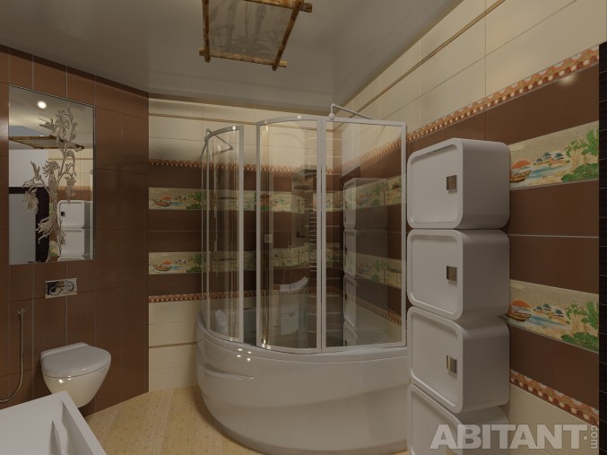 Проект - Дизайн интерьера \" ванна \". Архитектор / Дизайнер - Эльвира ...