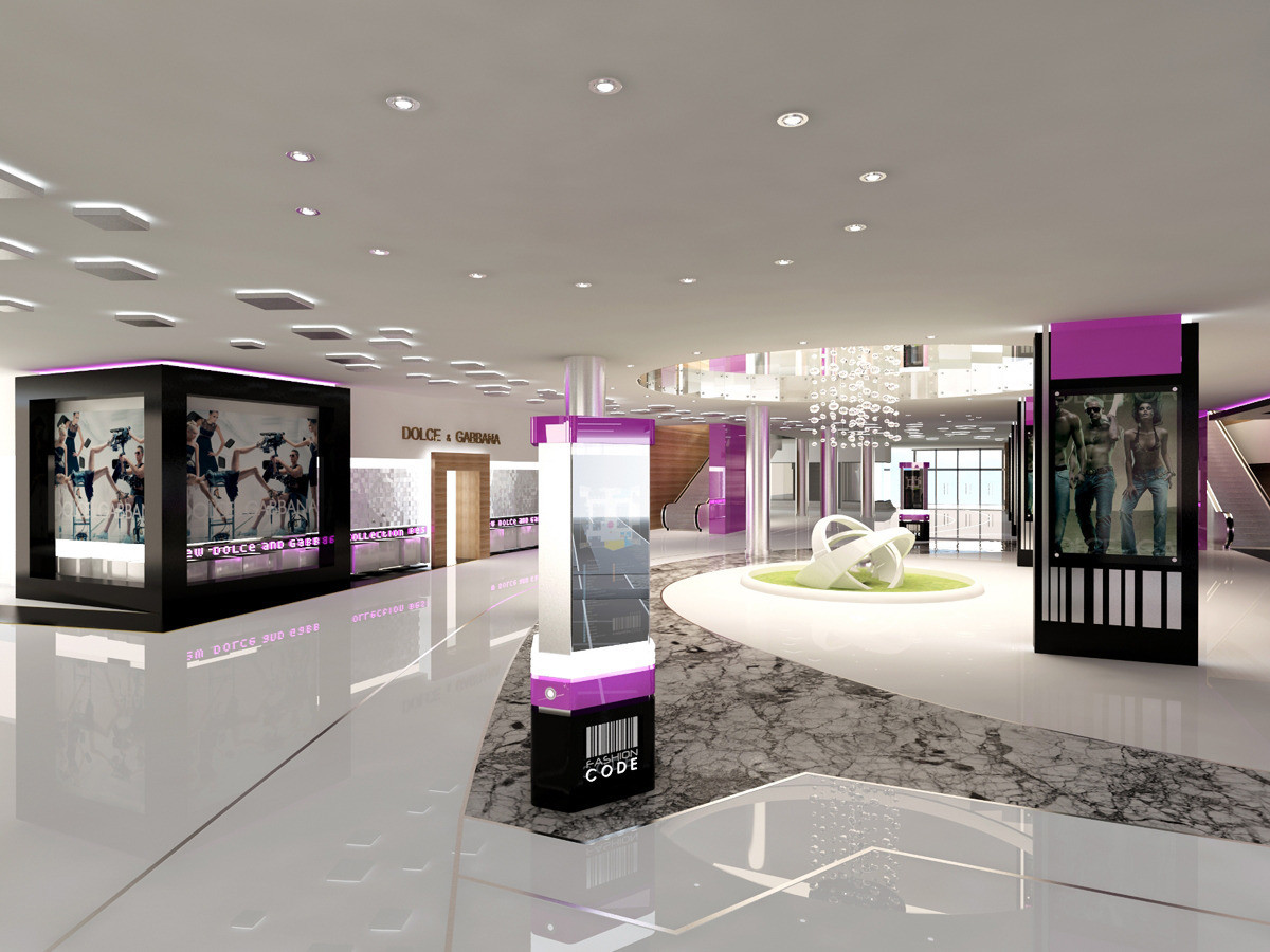 Дизайн-проект торгового центра в Москве, заказать разработку дизайна интерьера ТЦ, магазина, цены